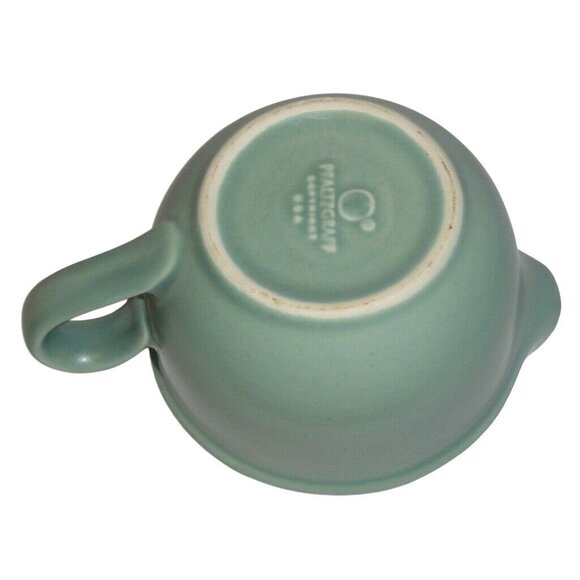 Pfaltzgraff Pottery Acadia Cypress Creamer Pitcher 6 Oz Green Ceramic Vintage - Picture 3 of 3